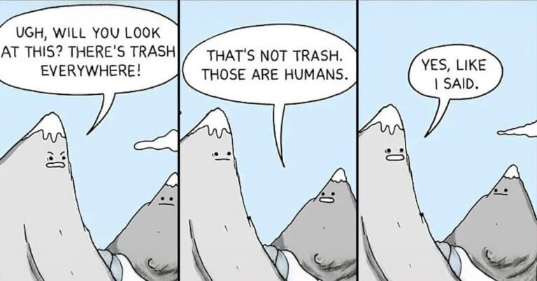 40 Dark Humor Comics With Surprising Twists From War And Peas