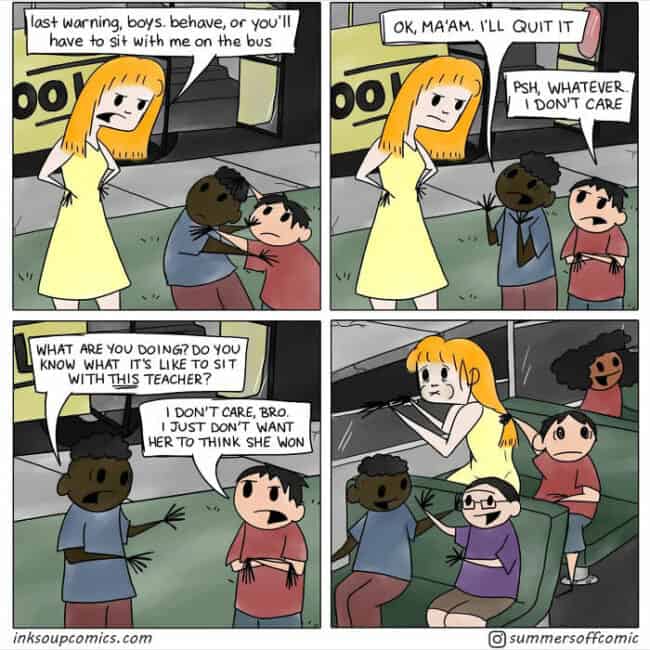 Teacher Illustrates Classroom Chaos With These Absurd Comics And It’s ...