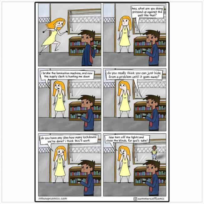 Teacher Illustrates Classroom Chaos With These Absurd Comics And It’s ...