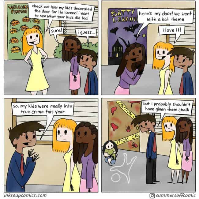 Teacher Illustrates Classroom Chaos With These Absurd Comics And It’s ...
