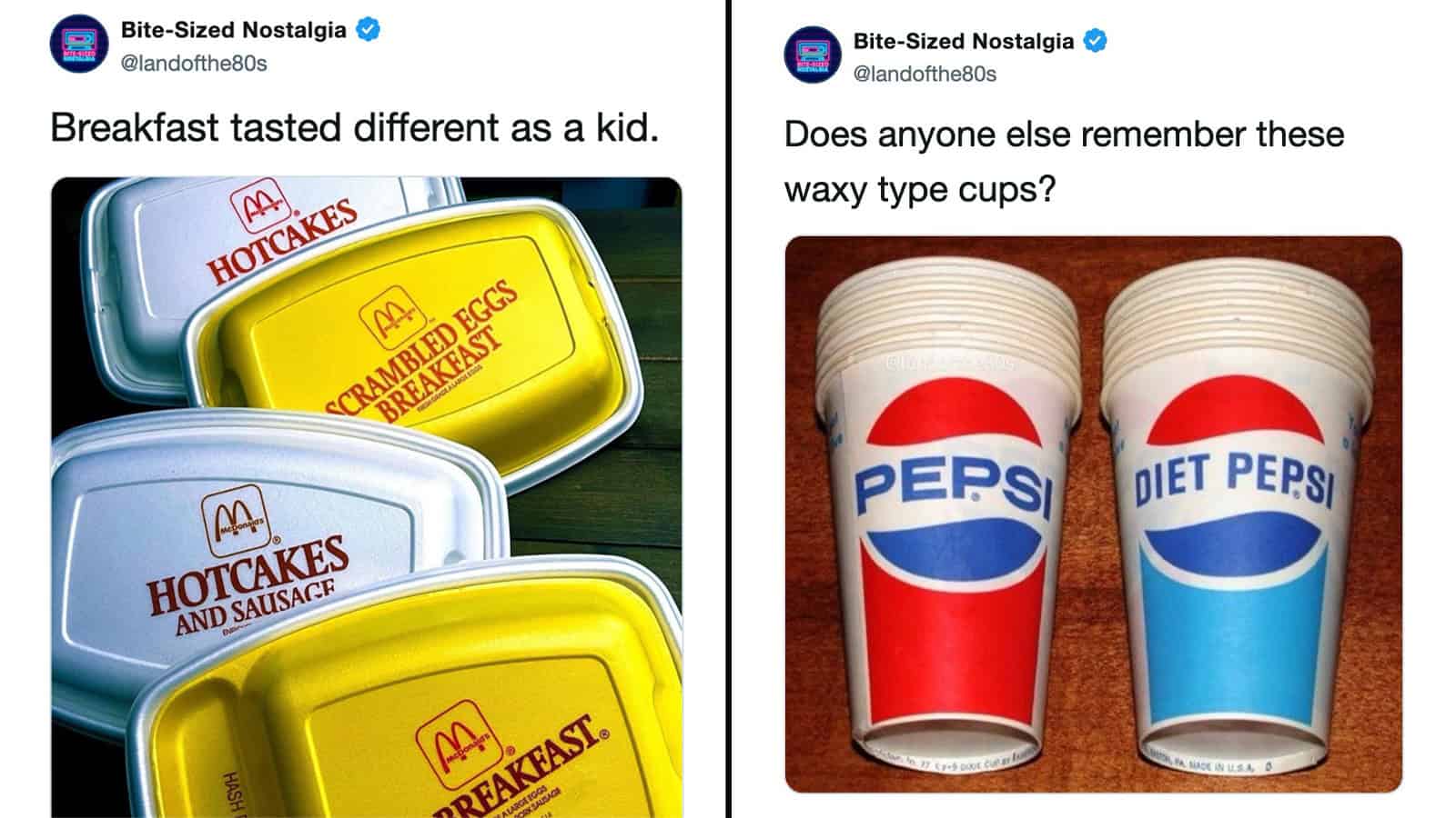 Breakfast tasted different as a kid.