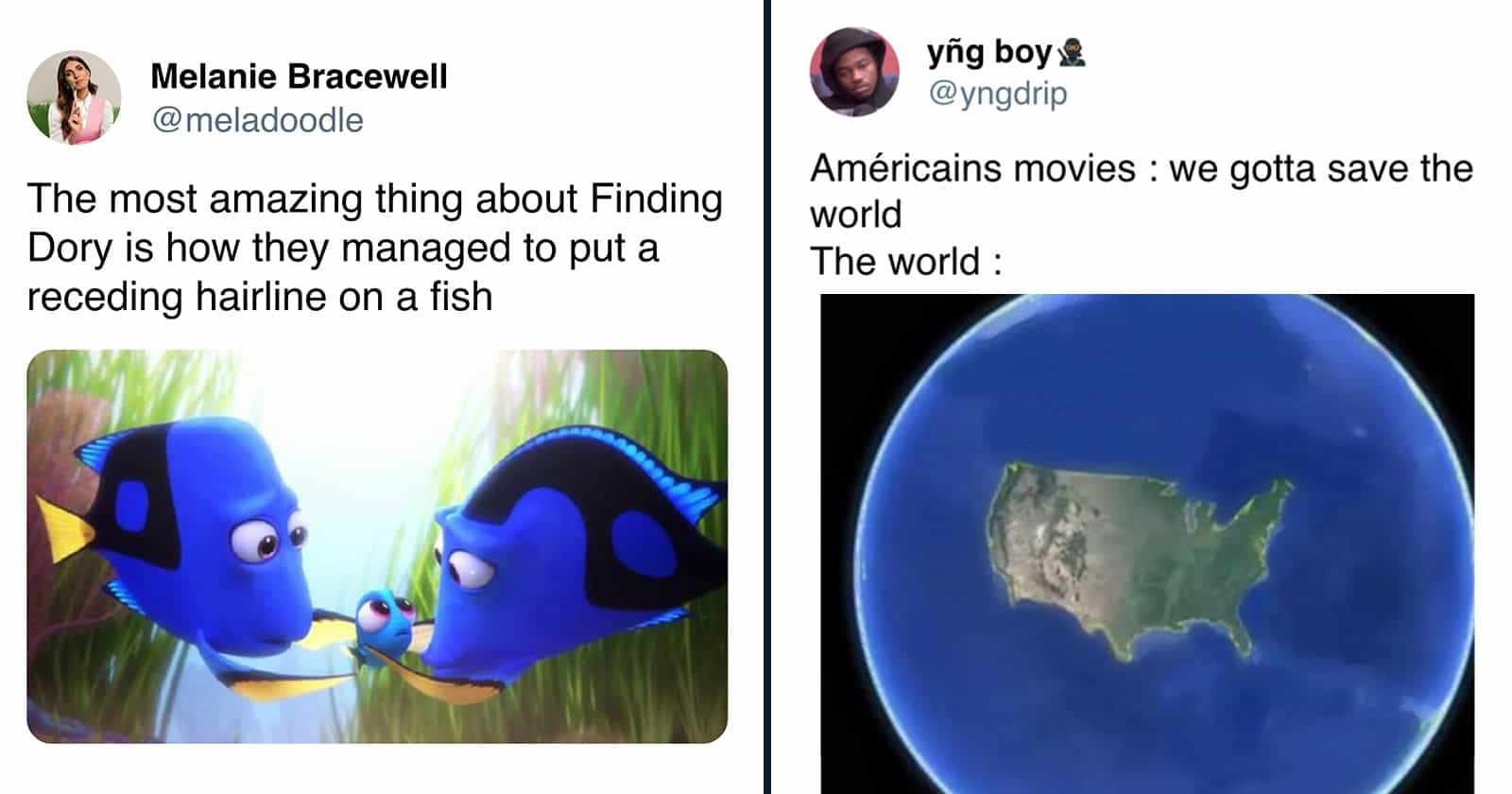 Animated scene of Finding Dory fish characters with vibrant ocean background, from the movie Finding.