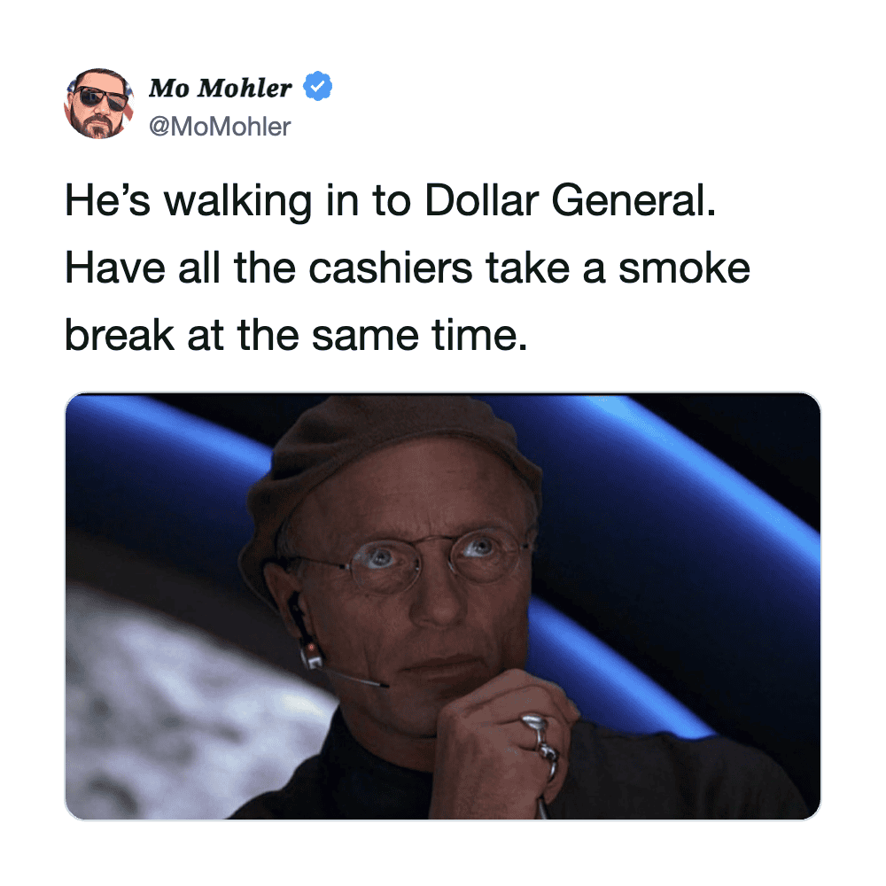 Star Wars meme featuring a character in space.