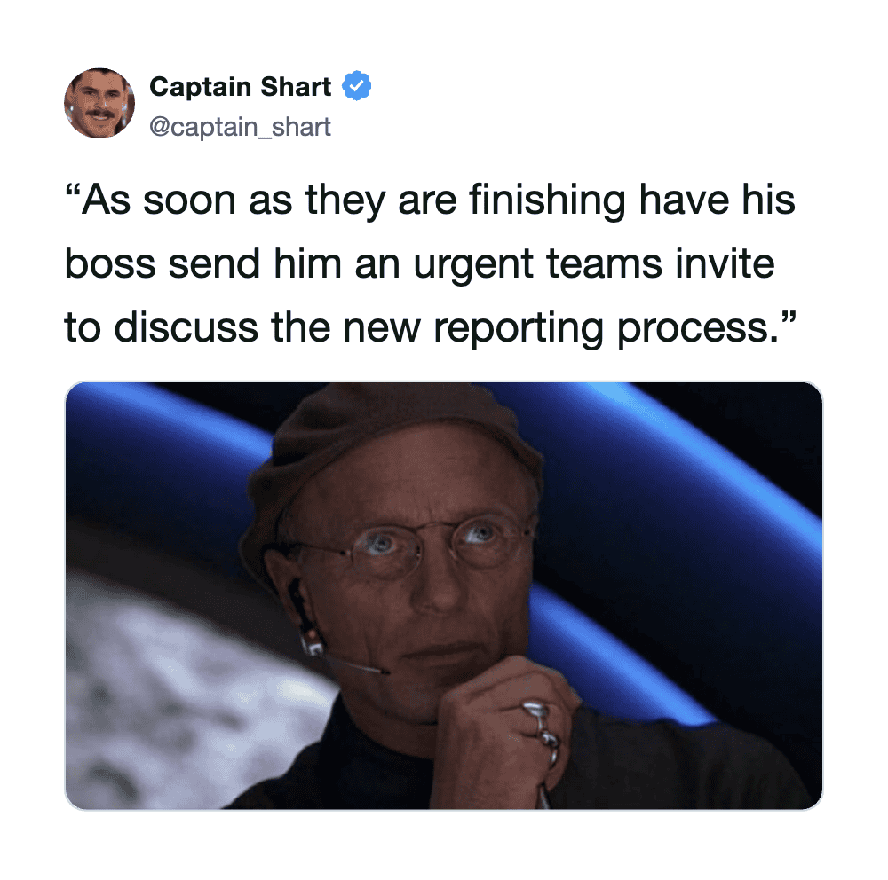 Funny Star Wars meme featuring a character from the series with a humorous caption about work.