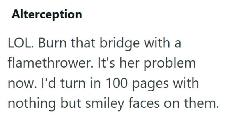 Employee writing a detailed 100-page manual for outsourced replacement process.