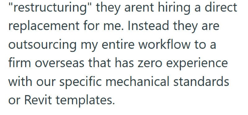 Employee creating a detailed 100-page manual for outsourced staff.