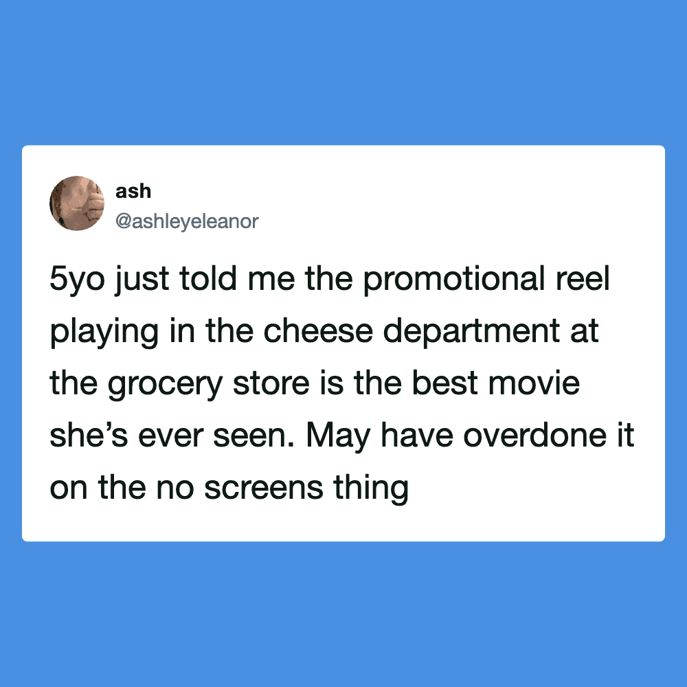Funny Tweet About Cheese Department Reel.