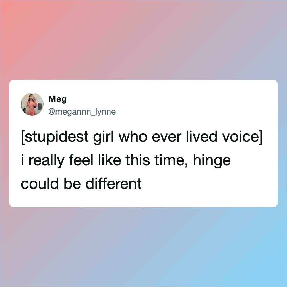 Girl with voice meme from Pleated Jeans website, humorous social media post.