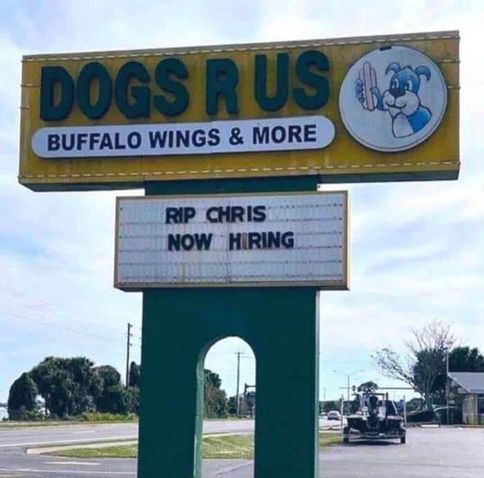 DOGS R US BUFFALO WINGS & MORE.