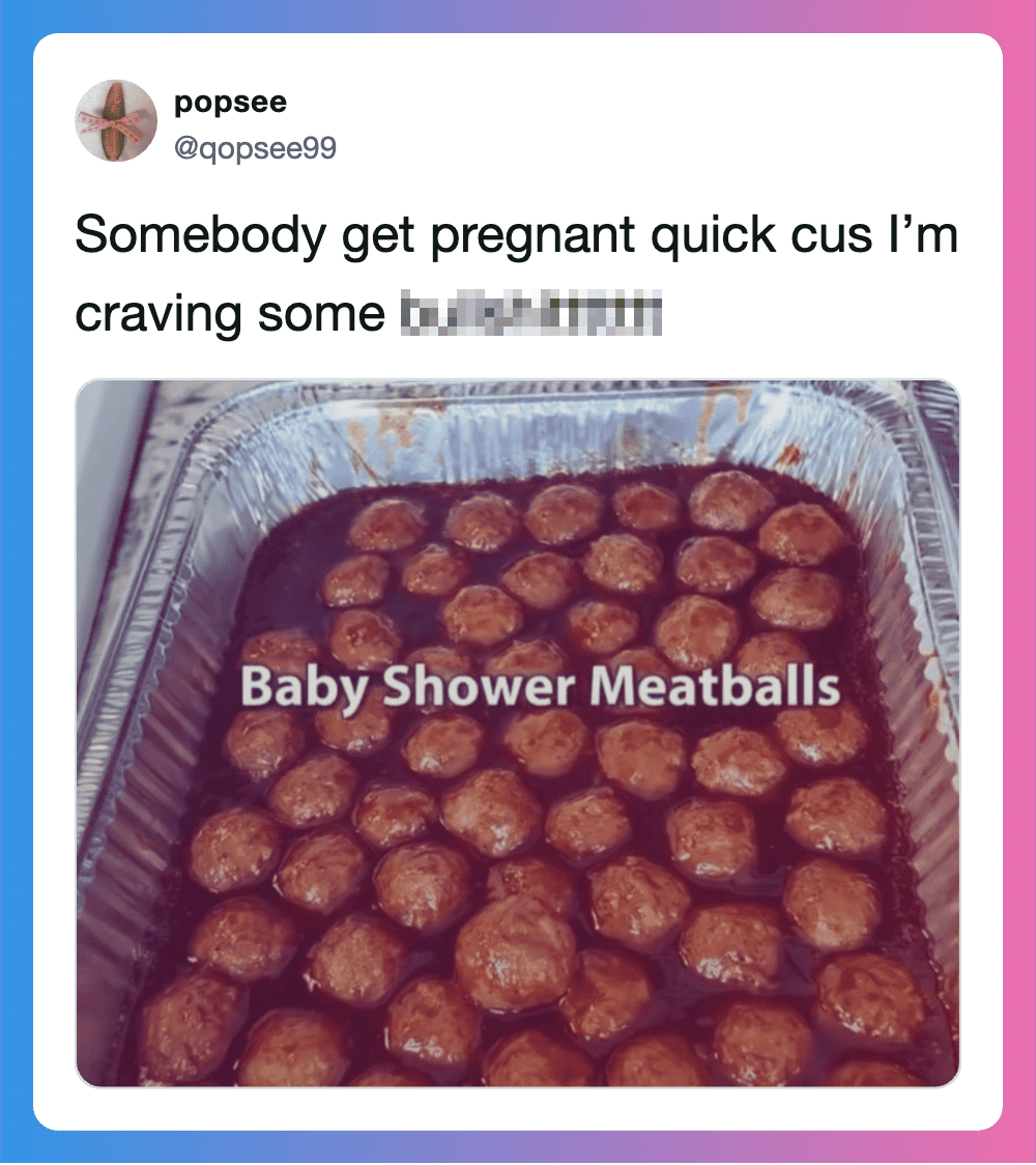  craving meatballs during pregnancy.
