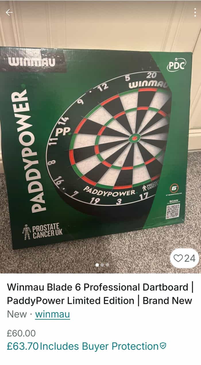 Dartboard for professional players, featuring high-quality design and durability for accurate gamepl.