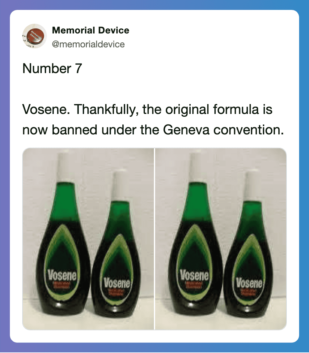 Vintage 70s household cleaning bottles with warning labels.