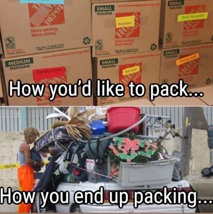 Moving packing tips for efficient organization and transportation of belongings.
