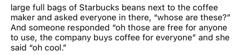 Starbucks beans next to coffee maker with people inside the store.