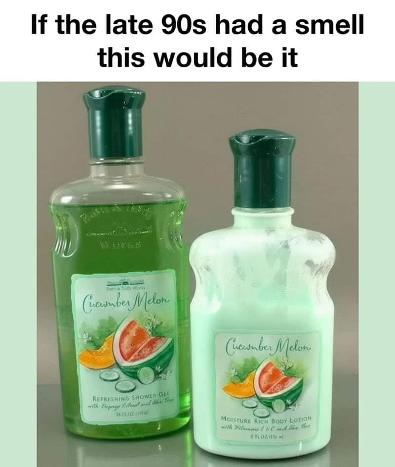 If the late 90s had a smell, this would be it.