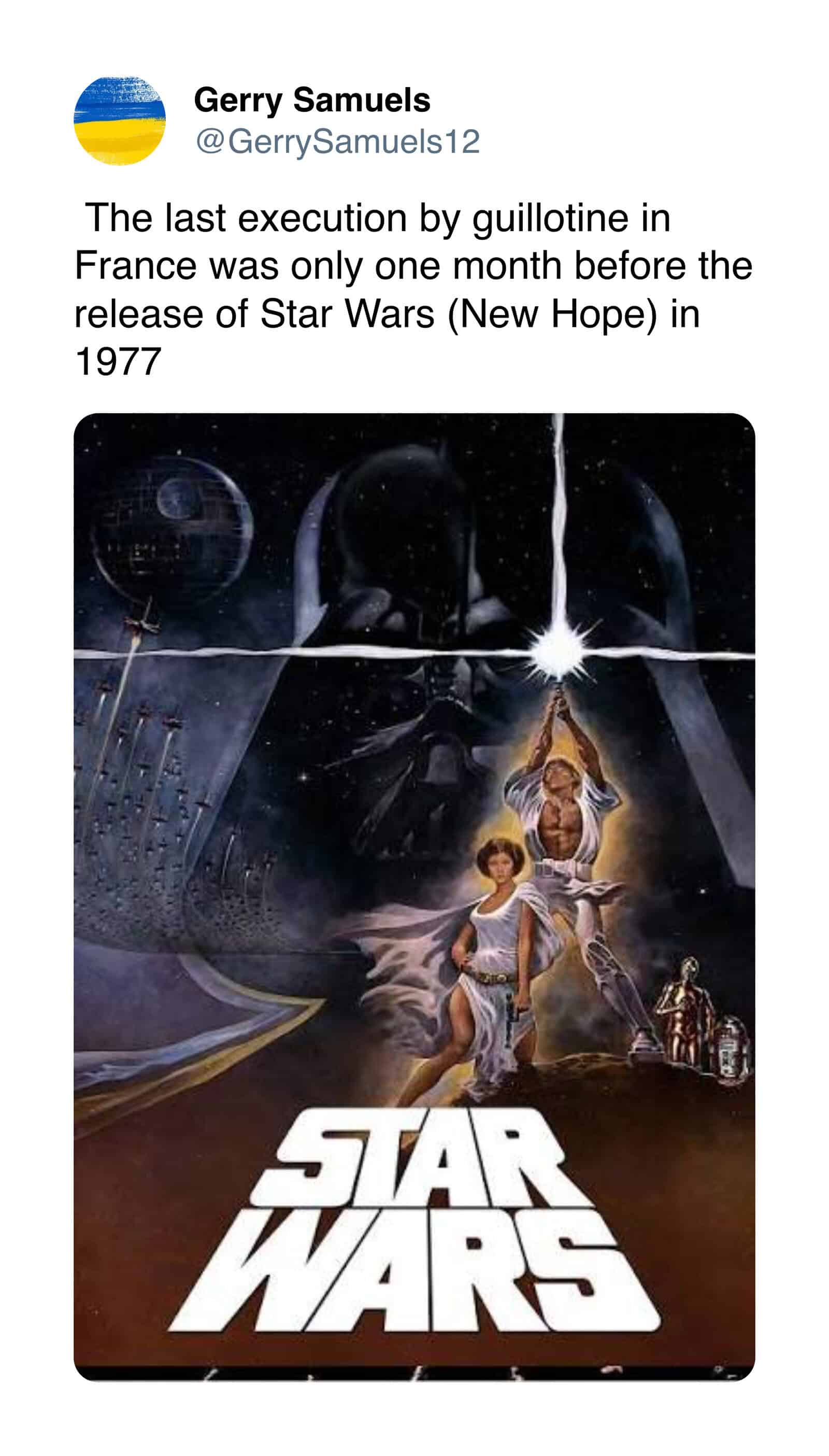 Darth Vader and Star Wars characters in a dramatic scene from the classic film.