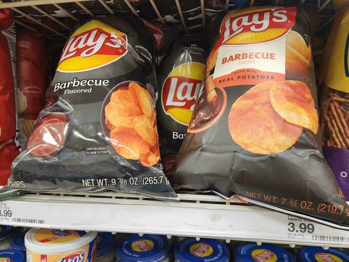 Lay's Barbecue Flavored Potato Chips.
