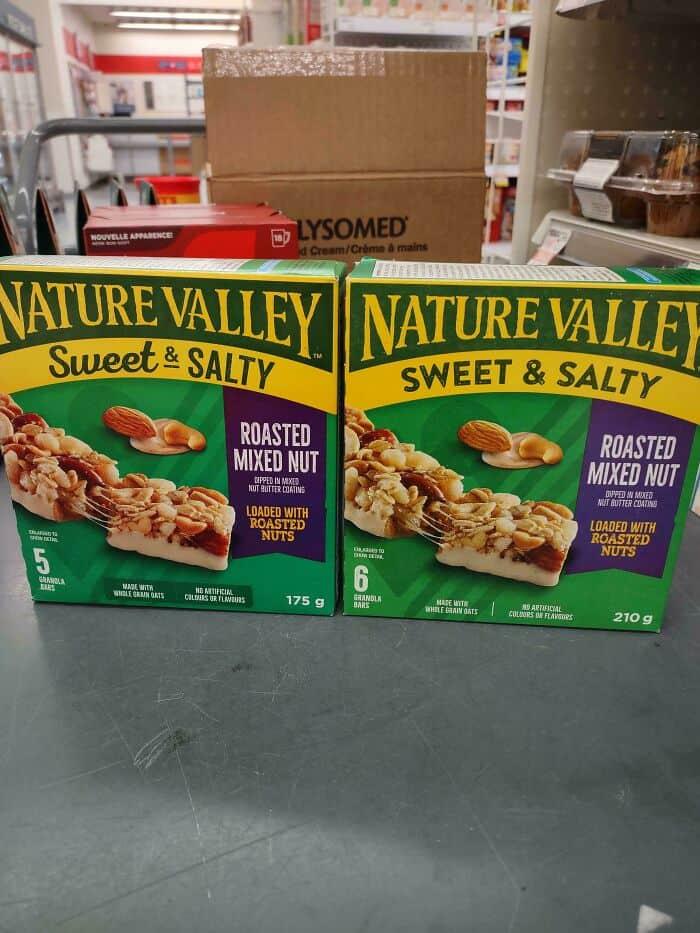 NATURE VALLEY Sweet & Salty Roasted Mixed Nut snack boxes, 5 and 6 packs, loaded with roasted mixed.
