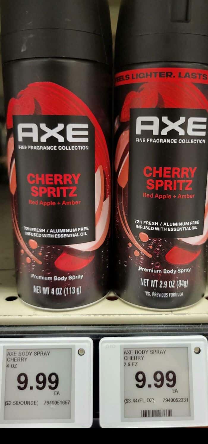 ALEX Cherry Spritz body spray cans with red and black design.