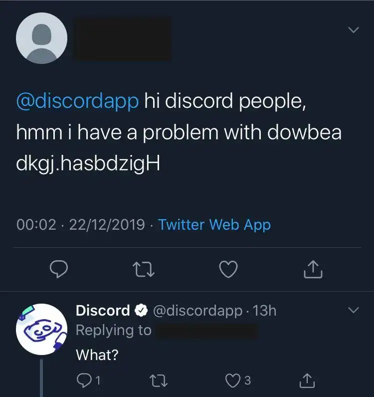 Humorous meme showing a misspelled word in a social media comment.