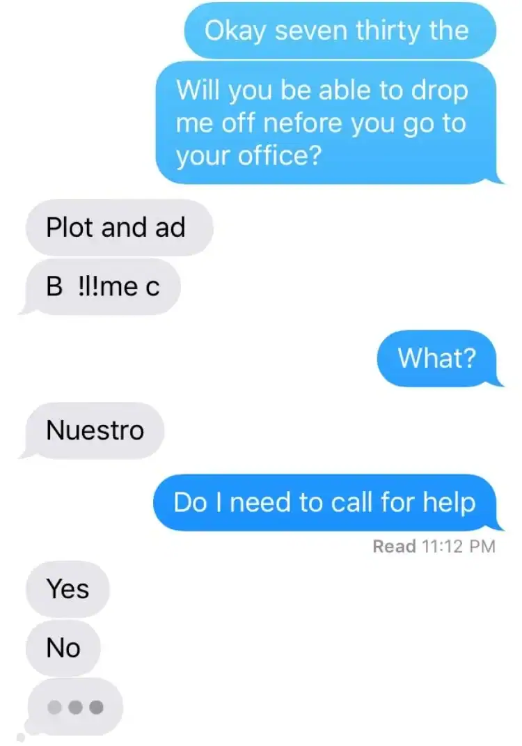 Humorous meme showing failed spelling attempts with confusing text.