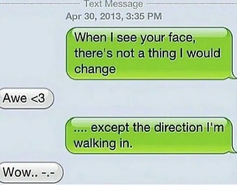 Funny Text Message Scene for Comedy Fans.