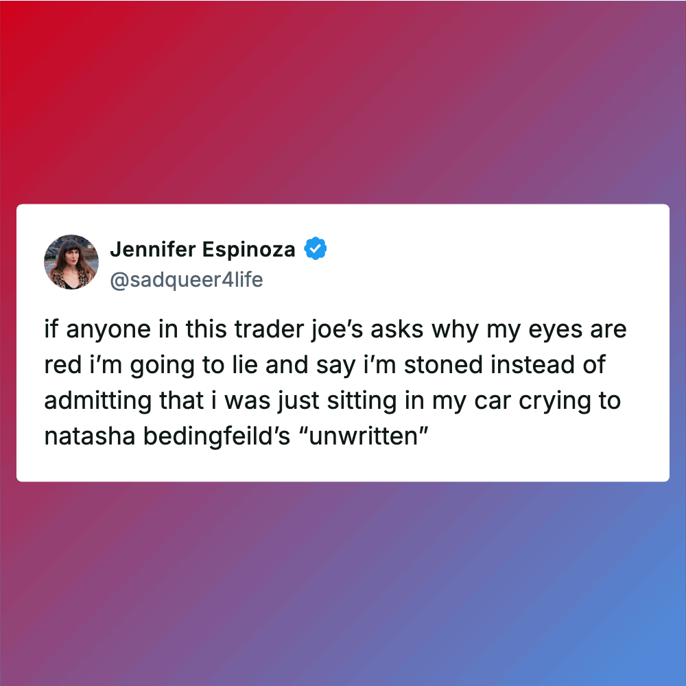 Funny Trader Joe's shopping meme with a humorous caption.