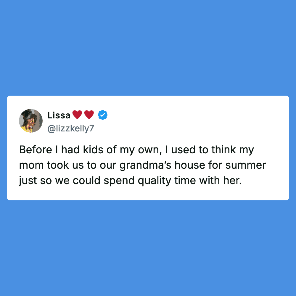Funny Tweet About Family Time.