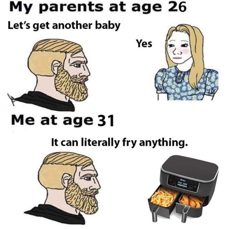 My parents at age 26 Let's get another baby.