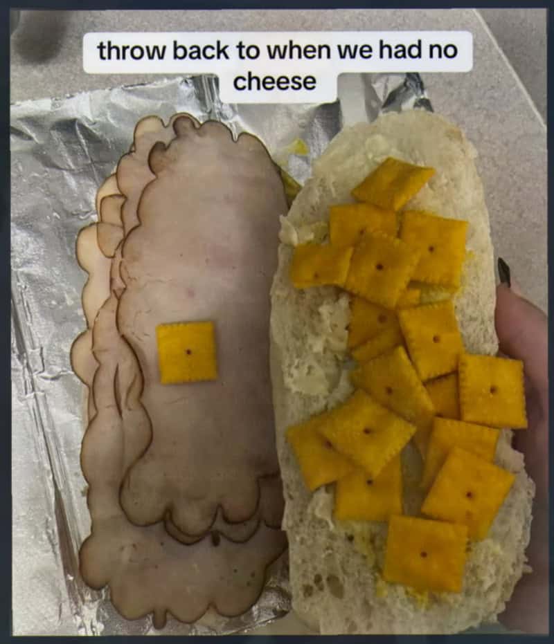 Throw back to when we had no cheese.