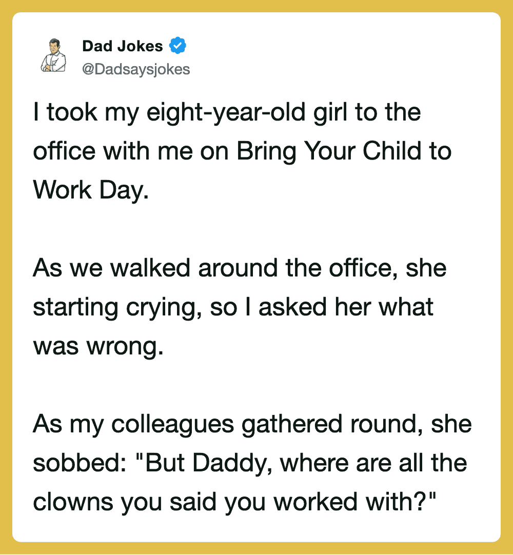 I took my eight-year-old girl to the office with me on Bring Your Child to Work Day.