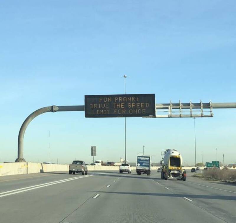 Drive safely, obey speed limits, and enjoy the drive.
