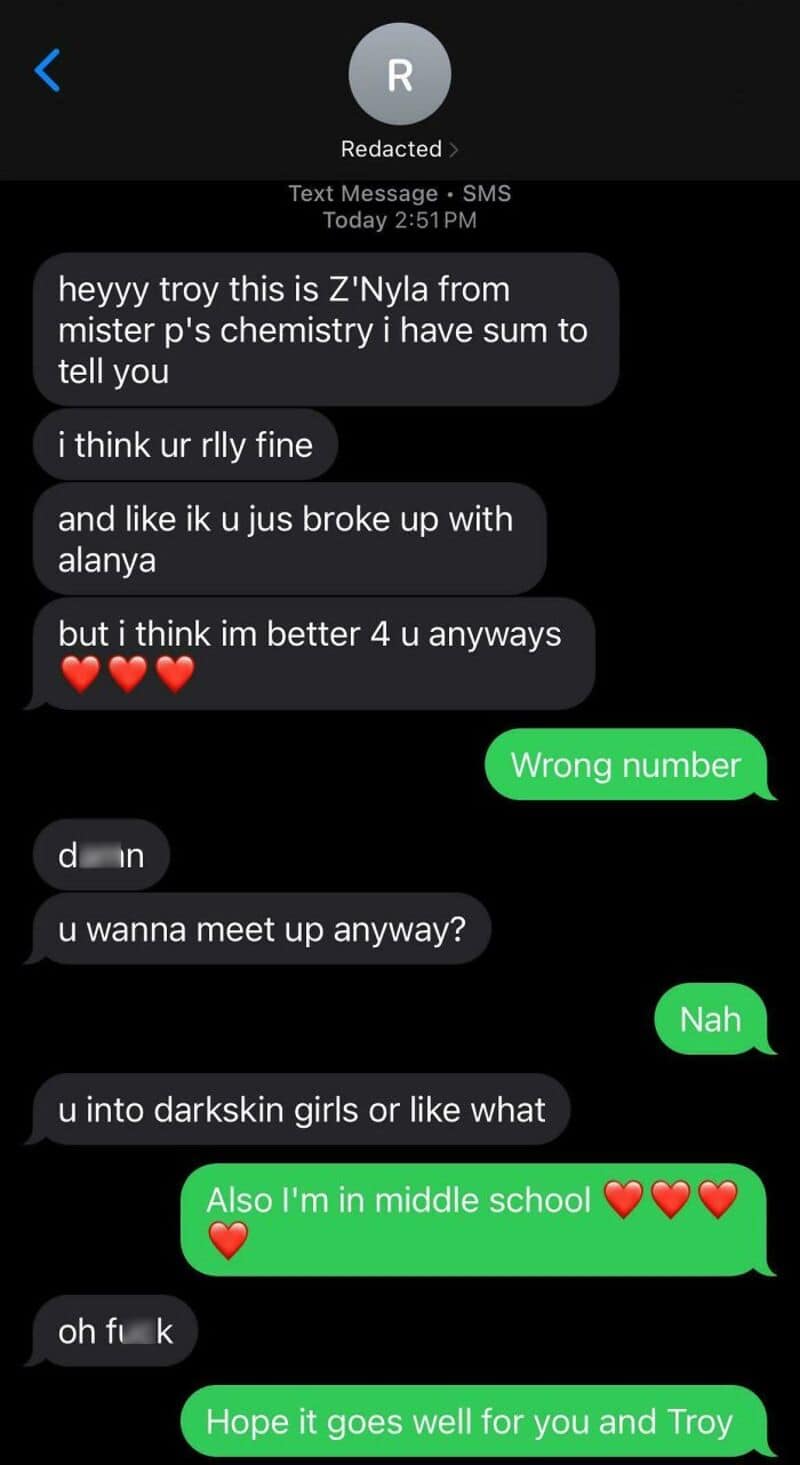 Hey, Troy this is Z'Nyla from mister's p's chemistry i have sum to tell you.