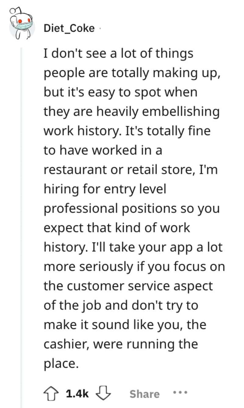 I don't see a lot of things people are totally making up, but it's easy to spot when they are heavil.