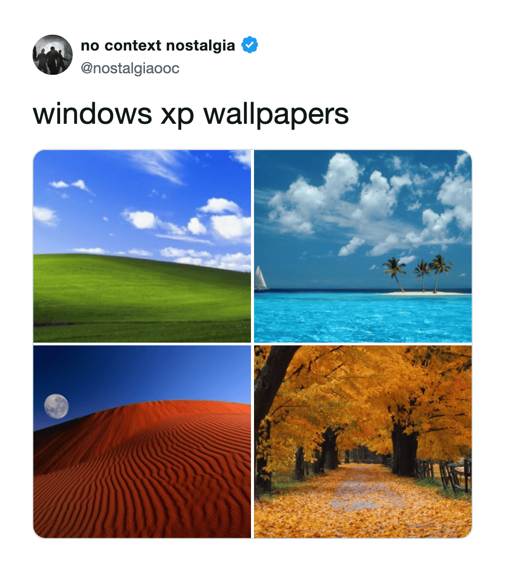 Windows XP wallpapers with nature and desert scenes.