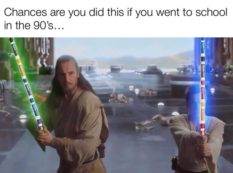Chances are you did this if you went to school in the 90’s….
