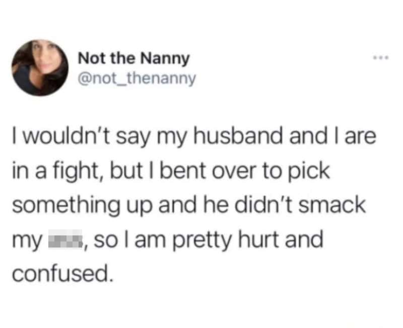 A woman explains she didn't say her husband hit her during a fight.