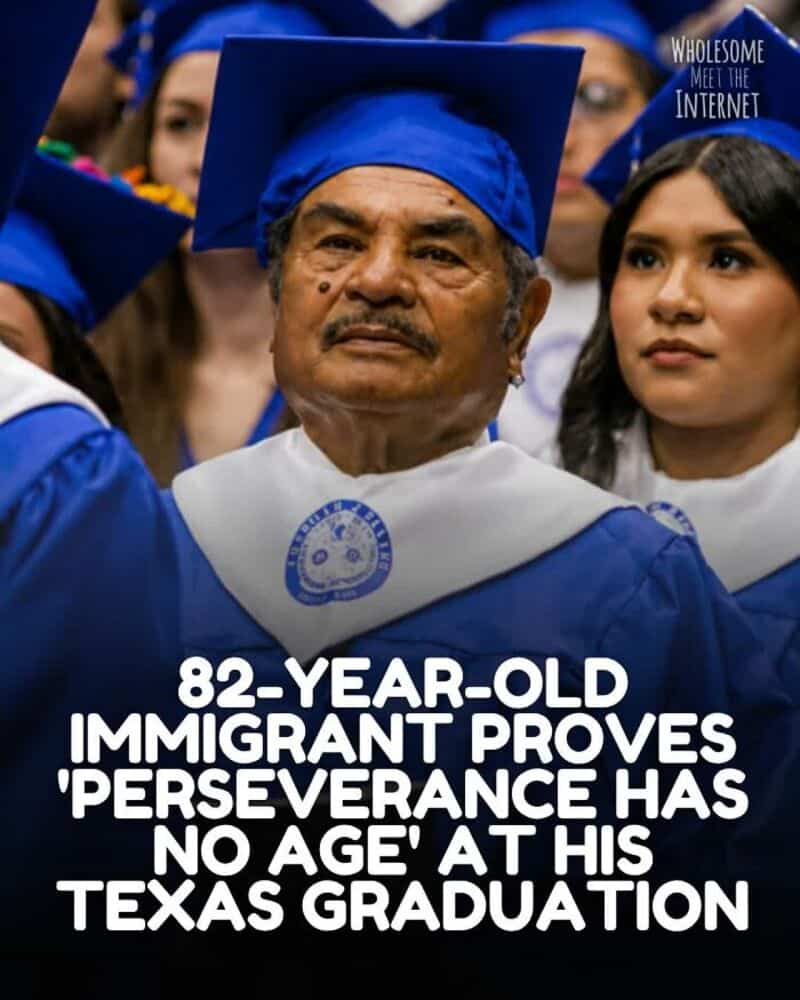 82-year-old immigrant proves perseverance has no age at his Texas graduation.