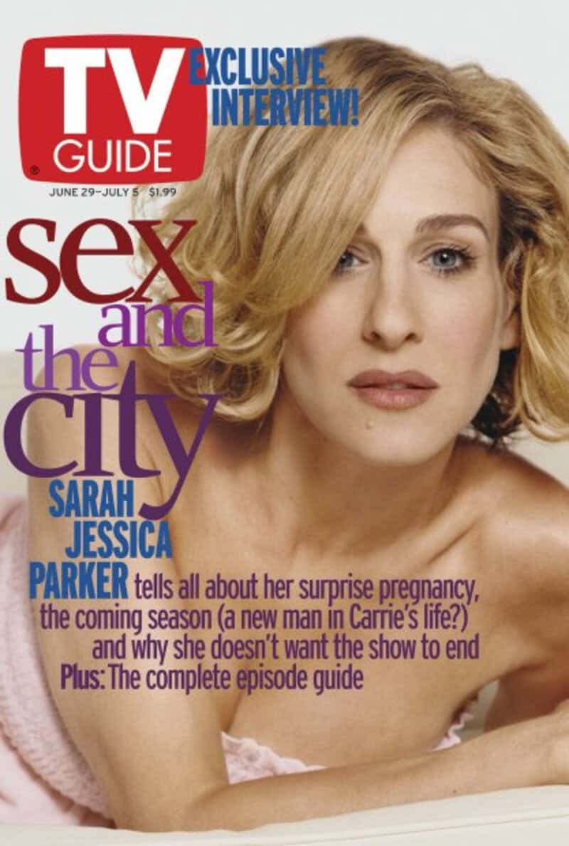 Sarah Jessica Parker on the cover of TV Guide June 29-July 5, 1999 issue.