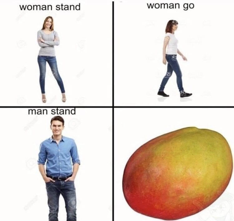 Woman stand woman go.