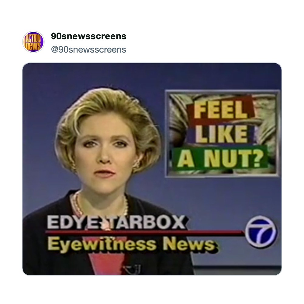 25 Nostalgic 90s News Screens From A Simpler, Weirder Time