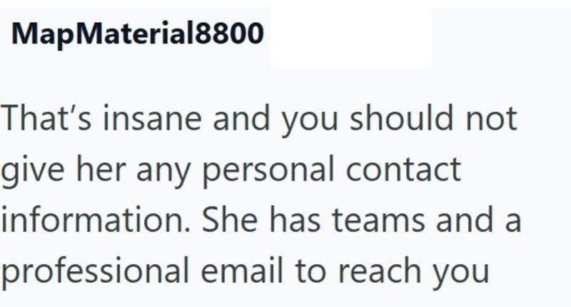 MapMaterial8800 with a warning about sharing personal contact info.