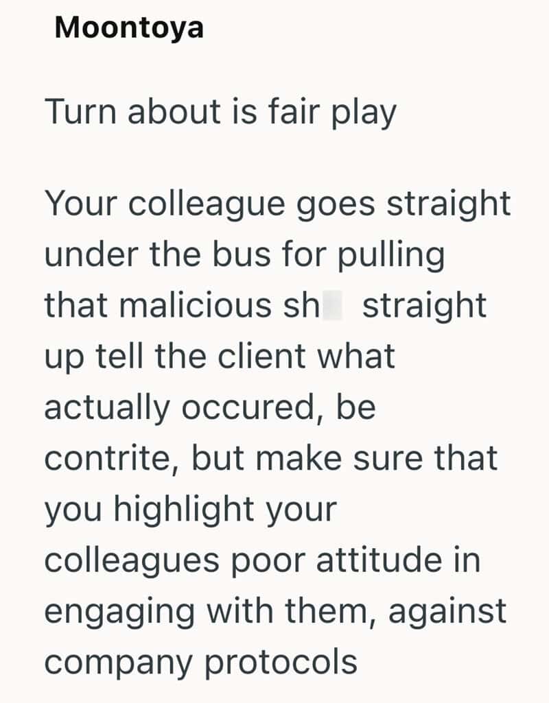 Text from a document about workplace conduct and communication.