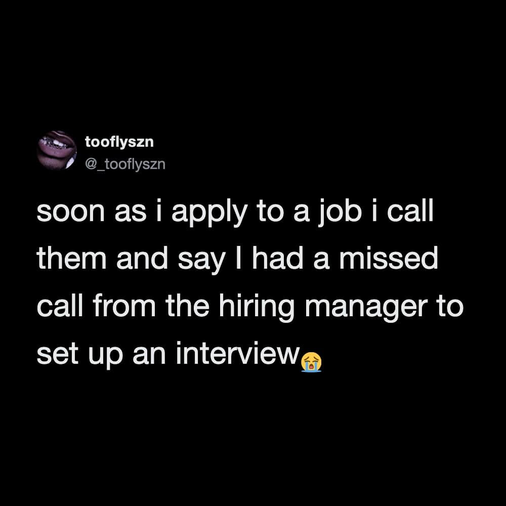 Soon after applying for a job, I call them and say I missed the call from the hiring manager.