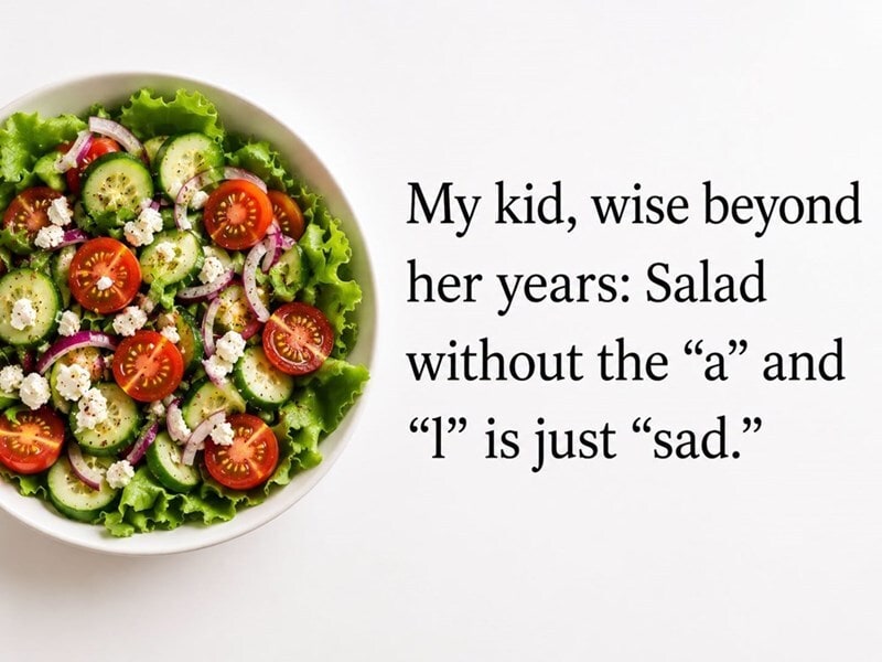 Salad with cucumbers, cherry tomatoes, onions, and feta cheese.