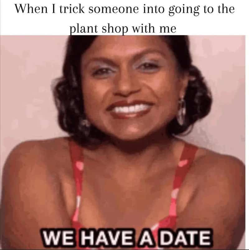 When I trick someone into going to the plant shop with me WE HAVE A DATE.
