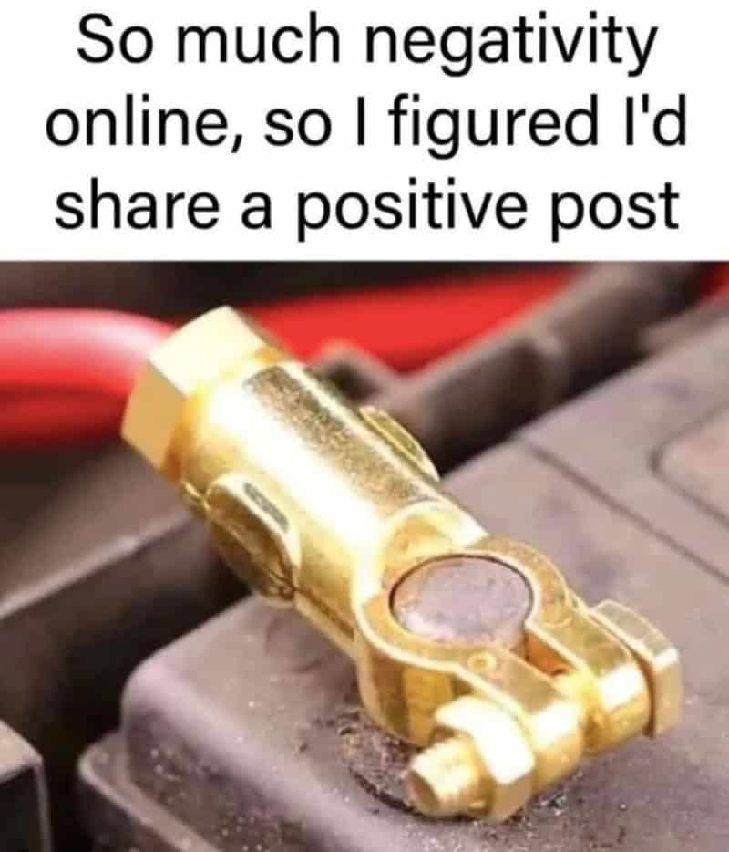 So much negativity online, so I figured I'd share a positive post.