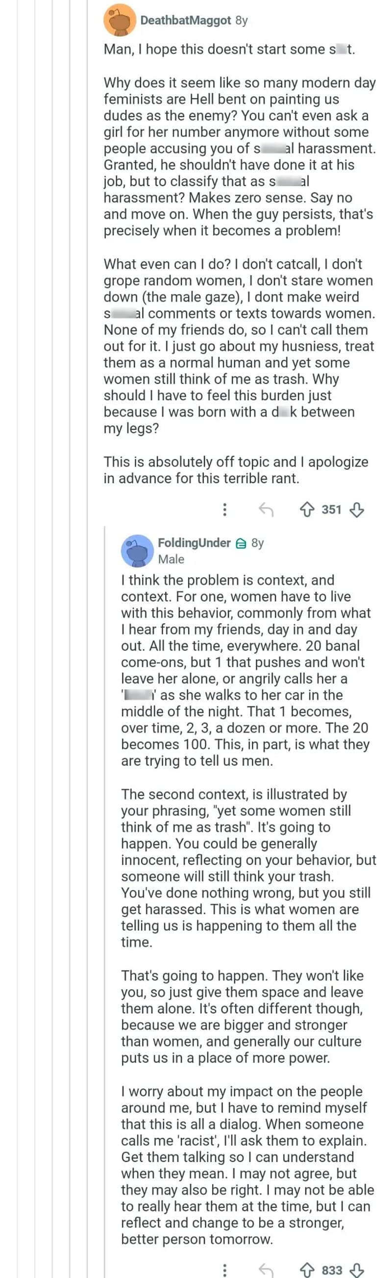 Man, I hope this doesn't start some shit.
