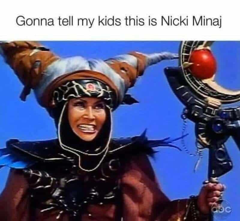 Gonna tell my kids this is Nicki Minaj.