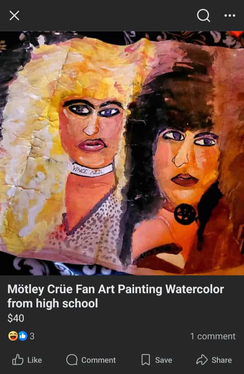 Watercolor painting of two women, one with blonde hair and the other with dark hair.